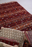 Wool and Silk Berber Kilim 5.5 FT X 10.9 FT