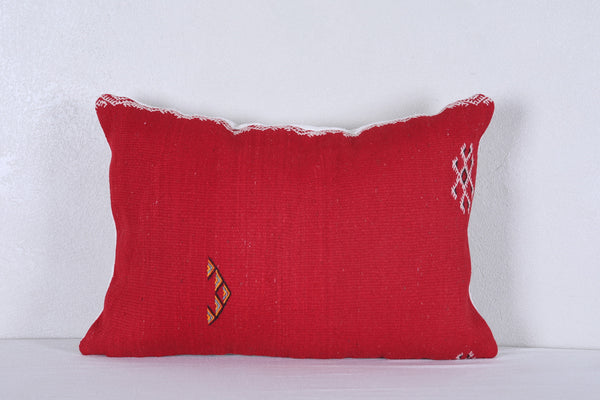 Two moroccan handwoven rug pillows