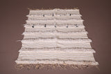 Flatwoven berber Moroccan wool rug - 3.2 FT X 5 FT