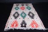 Vintage area berber moroccan rug 5.3 FT X 10.3 FT