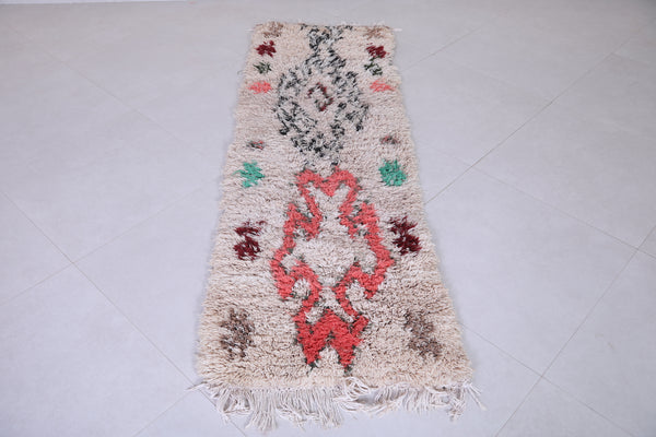 Moroccan runner rug – Unique bohemian design 2.1 x 6.5 FT