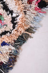 Small handmade boucherouite colorful rug 3 FT X 5.5 FT