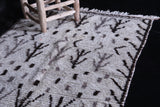 Beni ourain moroccan Runner carpet 3.2ft x 7.8ft