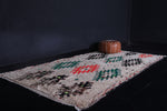 Vintage area berber moroccan rug 5.3 FT X 10.3 FT