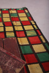 handmade azilal moroccan runner rug 3.4 FT X 9.3 FT