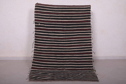 Flatwoven berber moroccan carpet - 3.6 FT X 5.8 FT