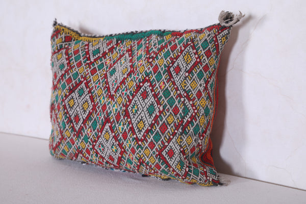 Moroccan handmade kilim pillow 12.5 INCHES X 16.1 INCHES