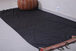 Black vintage handwoven fabric 4 FT X 7.6 FT