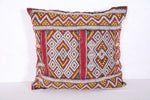 Moroccan handmade kilim pillow 17.3 INCHES X 18.5 INCHES