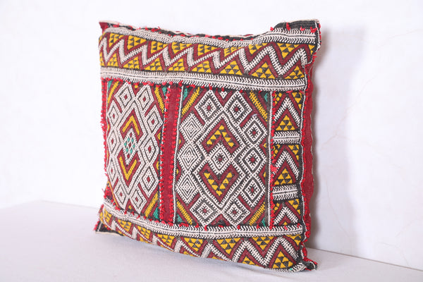 Moroccan handmade kilim pillow 17.3 INCHES X 18.5 INCHES