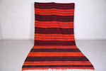 Vintage Stripe Moroccan kilim 6.4 FT X 12.2 FT