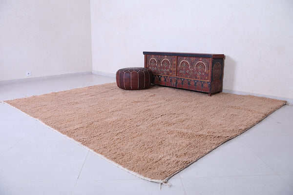 Light Brown custom carpet, handmade rug