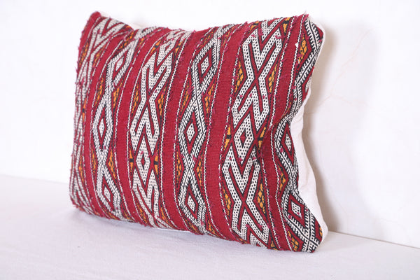 Moroccan handmade kilim pillow 14.1 INCHES X 17.7 INCHES