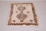 Authentic Beni ourain berber carpet 5.6 FT X 2.9 FT