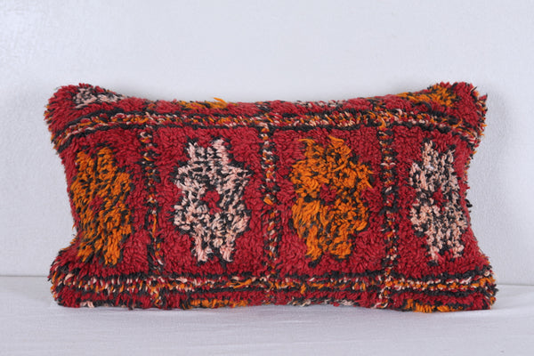 Two Moroccan handwoven rug pillows