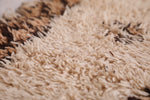 Authentic Beni ourain berber carpet 5.6 FT X 2.9 FT