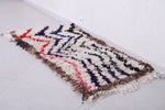 Moroccan Berber Rug – Handwoven Zigzag Design 2.6 x 5.1 FT