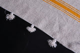 Stunning flatwoven berber moroccan rug - 6.1 FT X 8.8 FT