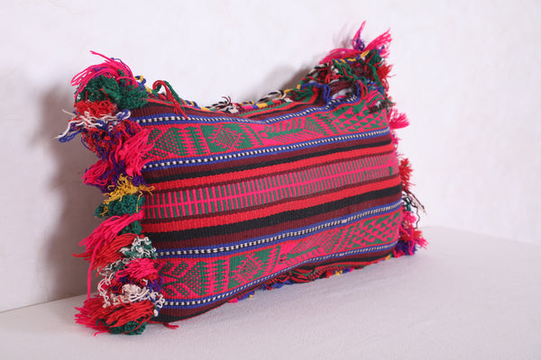 Striped moroccan pillow 14.1 INCHES X 23.2 INCHES