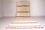 Hallway flatwoven bereber Moroccan carpet , 6.2 FT X 18.8 FT