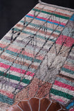 Vintage colourful handmade contemporary rug 4.9 FT X 8.4 FT