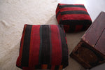 Two Amazing berber Moroccan two old rug poufs