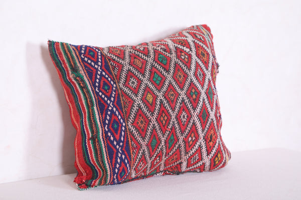 Vintage moroccan pillow 13.7 INCHES X 16.1 INCHES
