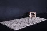 Carpet Moroccan old Berber rug 3.2 FT X 6.6 FT