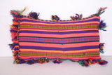 Striped moroccan pillow 11.8 INCHES X 20.4 INCHES