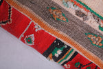 Two Berber handmade rug moroccan Poufs