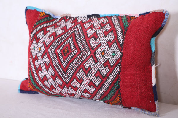 Moroccan handmade kilim pillow 13.3 INCHES X 20.8 INCHES