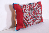 Moroccan handmade kilim pillow 13.3 INCHES X 20.8 INCHES