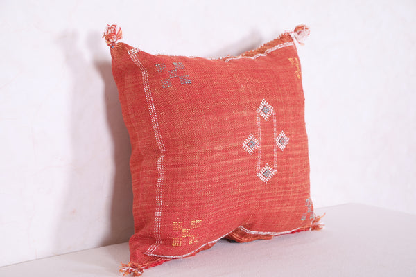 Vintage kilim Moroccan pillow 16.5 INCHES X 18.5 INCHES