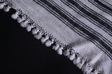 Berber long runner moorccan wool rug ,  5.3 FT X 14.3 FT