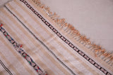 Beautiful flatwoven Moroccan berber rug , 3.5 FT X 6.7 FT