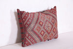 Vintage kilim moroccan pillow 9.8 INCHES X 14.5 INCHES