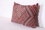 Vintage kilim moroccan pillow 9.8 INCHES X 14.5 INCHES