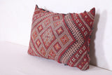 Vintage kilim moroccan pillow 9.8 INCHES X 14.5 INCHES