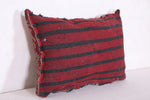 Vintage kilim moroccan pillow 9.8 INCHES X 14.5 INCHES