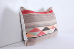 Two moroccan handwoven rug pillows