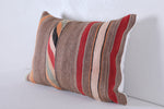 Two moroccan handwoven rug pillows