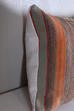 Two moroccan handwoven rug pillows