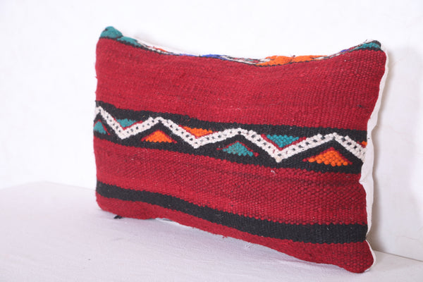 Moroccan handmade kilim pillow 13.3 INCHES X 22 INCHES
