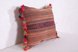 Vintage kilim moroccan pillow 16.5 INCHES X 20.4 INCHES