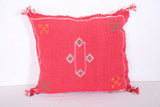 Moroccan handmade kilim pillow 17.3 INCHES X 19.2 INCHES