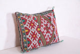 Vintage kilim moroccan pillow 15.3 INCHES X 19.2 INCHES