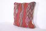 Moroccan handmade kilim pillow 16.1 INCHES X 16.1 INCHES