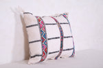 Striped moroccan pillow 14.1 INCHES X 15.7 INCHES