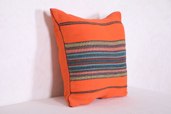 Vintage kilim moroccan pillow 19.6 INCHES X 20.8 INCHES