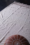 Amazing flatwoven berber moroccan rug - 5.9 FT X 9.2 FT